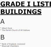 listed liverpool